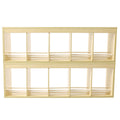 CanDo exercise band rack, plastic, 10 rolls