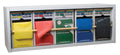 CanDo Dispens-a-Band exercise band rack, wood, 5 rolls