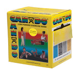 CanDo Low Powder Exercise Band - 25 yard roll - Yellow - x-light