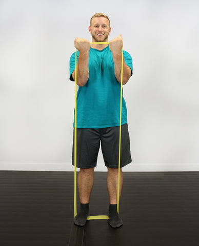 CanDo Band Exercise Loop - 30" Long - Yellow - x-light - FE-10-5291