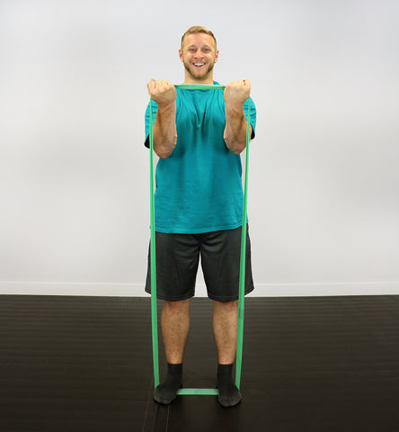 CanDo Band Exercise Loop - 30" Long - Green - medium - FE-10-5293