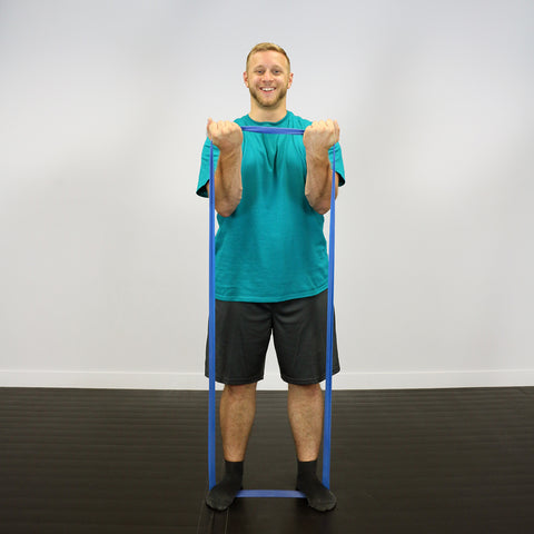 CanDo Band Exercise Loop - 30" Long - blue - heavy - FE-10-5294