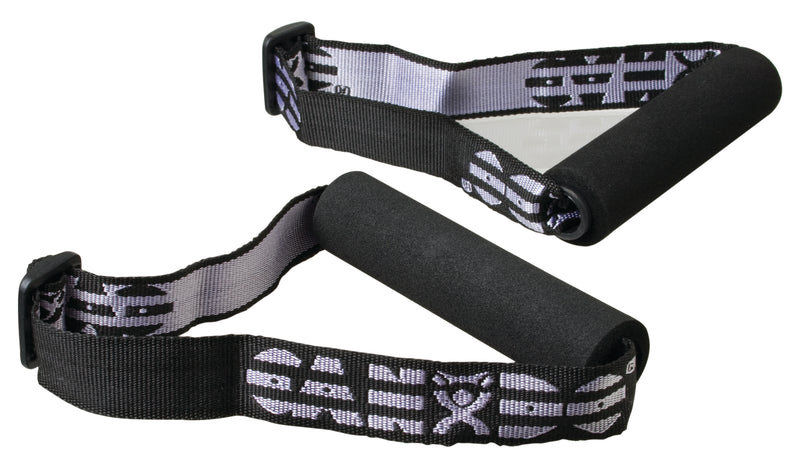 CanDo Exercise Band - Accessory - Foam Padded Adjustable Webbing Handle - 10 Pair - FE-10-5330-10
