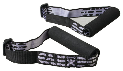 CanDo Exercise Band - Accessory - Foam Padded Adjustable Webbing Handle - 50 Pair - FE-10-5330-50