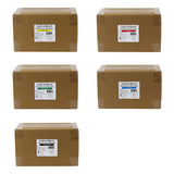 CanDo Low Powder Exercise Band - Twin-Pak - 100 yard - 5 color set (2 x 50 yard boxes of each color: Yellow, Red, Green, Blue, Black) - FE-10-5498