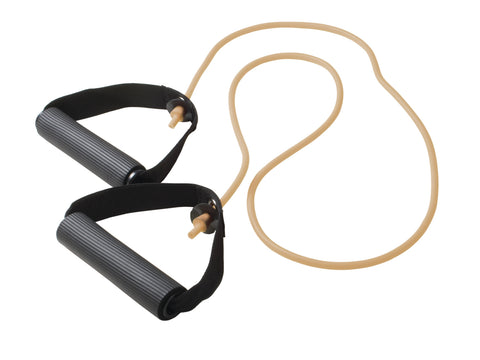 CanDo Tubing with Handles Exerciser - 48" - Tan - xx-light - FE-10-5560