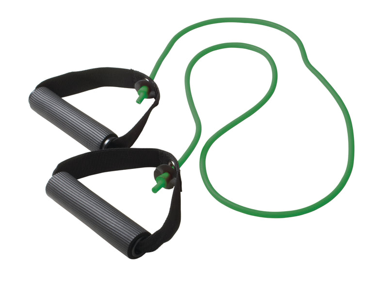 CanDo Tubing with Handles Exerciser - 48" - Green - medium - FE-10-5563