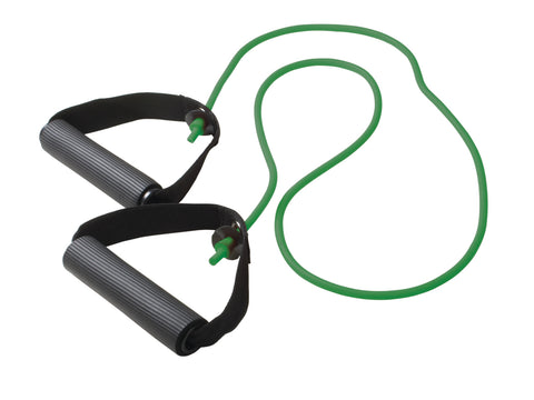 CanDo Tubing with Handles Exerciser - 48" - Green - medium - FE-10-5563