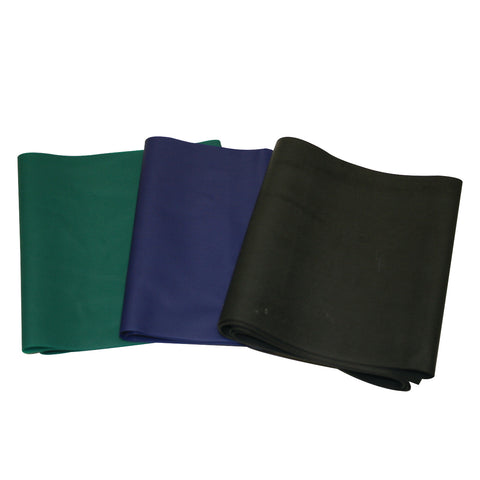 CanDo Latex-Free Exercise Band - PEP Pack - Moderate (Green, Blue, Black) - FE-10-5682