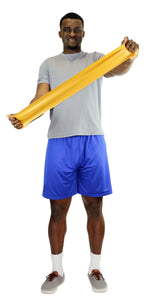 CanDo Latex Free Exercise Band - 5' length - Gold - xxx-heavy - FE-10-5757