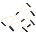 CanDo Tubing BowTie Exerciser - 3-piece set (14", 22", 30"), tan