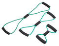 CanDo Tubing BowTie Exerciser - 3-piece set (14", 22", 30"), green