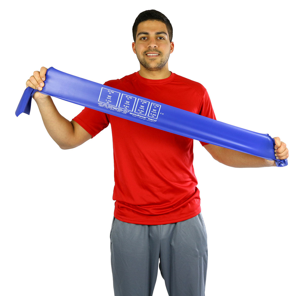 CanDo AccuForce Exercise Band - 50 yard roll - Blue - heavy - FE-10-5924