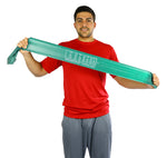 CanDo AccuForce Exercise Band - box of 40, 4' lengths - Green - medium - FE-10-5943