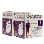 Val-u-Band Resistance Bands, Dispenser Roll, 100 Yds. (2 x 50 Yds.), Plum-Level 5/7, Latex-Free
