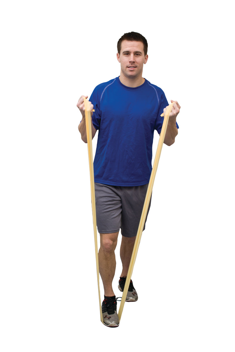 Val-u-Band Resistance Bands, Dispenser Roll, 50 Yds., Peach-Level 1/7, Contains Latex - FE-10-6221