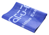 Val-u-Band Resistance Bands, Pre-Cut Strip, 5', Blueberry-Level 4/7, Contains Latex