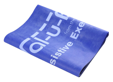 Val-u-Band Resistance Bands, Pre-Cut Strip, 5', Blueberry-Level 4/7, Contains Latex