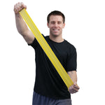 Sup-R Band Latex Free Exercise Band - 5-foot Singles, Yellow - x-light  - FE-10-6301