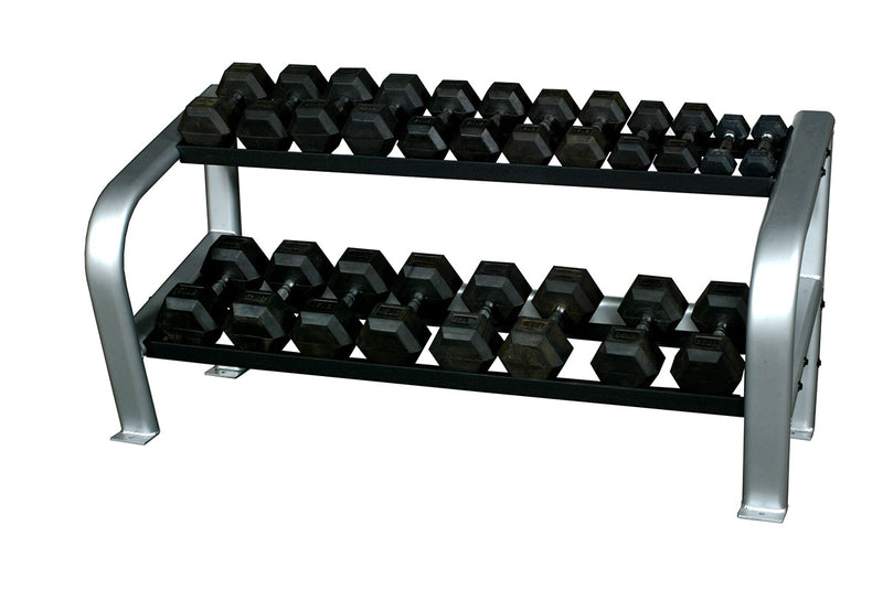 Inflight Fitness, Deluxe 2-Tier Dumbbell Rack