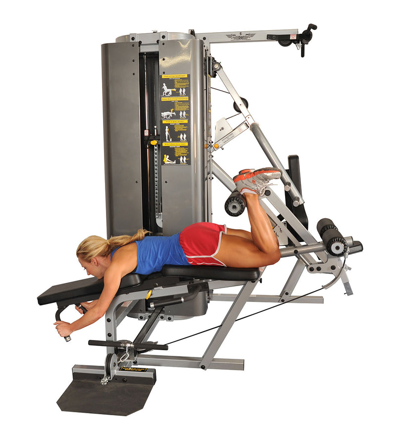 Inflight Fitness, Vanguard Training System, Two Stacks, Three Stations, Full Shrouds - FE-10-7155