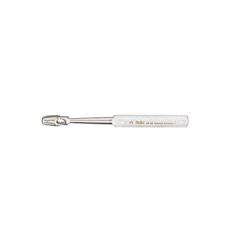 Miltex Biopsy Punch Dermal Keyes 8mm 8mm Bite Ribbed Handle Stainless Steel Reusable Each - Integra Miltex - 33-28