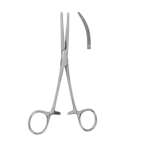 Miltex Forcep Hemostatic Rochester-Carmalt Vantage 6-1/4" Blunt Serrated Curved SS Each - Integra Miltex - V97-172