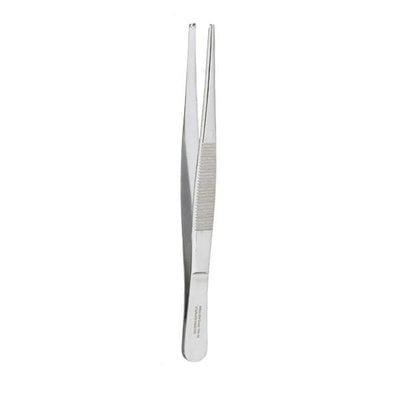 Miltex Forcep Tissue Vantage 4-1/2" Straight 1x2 Teeth Stainless Steel Each - Integra Miltex - V96-40
