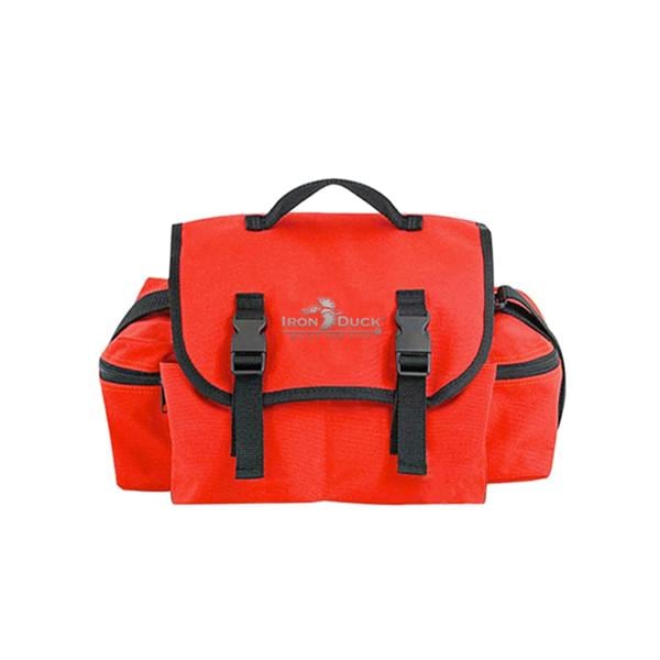 Iron Duck Bag Trauma Standard 17x9x7" Orange Zpr/2-1" QckRls Bckl XLng Nyl Hndl Each - 36001S