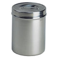 Graham Jar Dressing 6-7/8x4-7/8" 2.12qt Slvr SS W/ Stainless Steel Cover Eachch - Field/Everest &Jennings - 8802 514