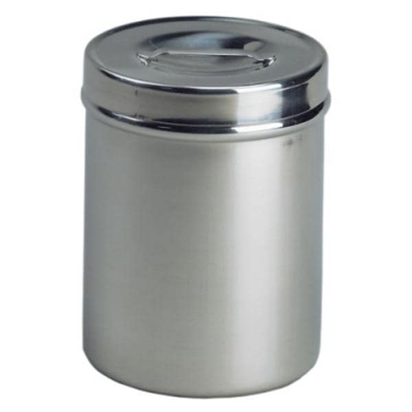 Graham Jar Dressing 6-7/8x4-7/8" 2.12qt Slvr SS W/ Stainless Steel Cover Eachch - Field/Everest &Jennings - 8802 514