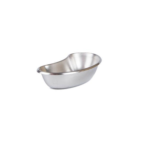 Medegen Medical Products, LLC Basin Emesis 16oz Stainless Steel Kidney 4-3/8x8-1/4" Silver Each - 88580