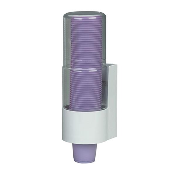 Crosstex International Dispenser Drinking Cup Plastic 3.5 oz / 5 oz Clear / White Each, 8 Each/CA - PCC