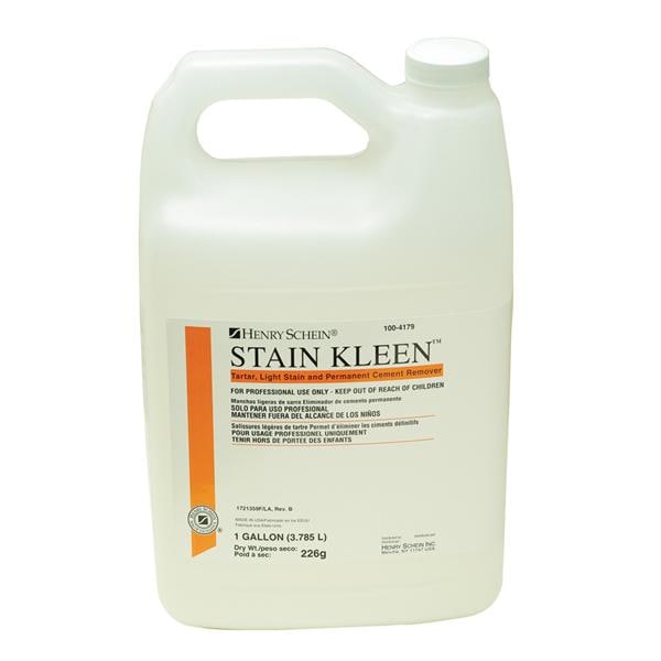 Henry Schein Inc. Remover Tartar & Stain Stain Kleen HSI 1 Gallon Gal/Bt, 4 Each/CA - 1721359FG