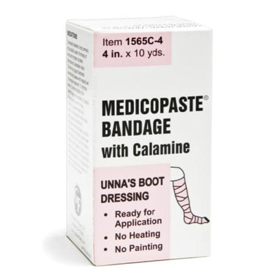 Graham Bandage Unna Boot Medicopaste Calamine Zinc 4"x10yd Each, 12 Each/CA - Field/Everest &Jennings - 47-1565C