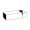 Drug Package Inc Box Microscope Slide Cardboard Size 47/Oblong 2x1" White 72/ Each - 47