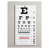 Dukal Corporation Chart Vision Testing Snellen 20' Distance 22x11" Each - TM3050