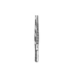 Miltex Forcep Tissue 5-1/2" Straight 2x3 Teeth Stainless Steel Each - Integra Miltex - 6-64