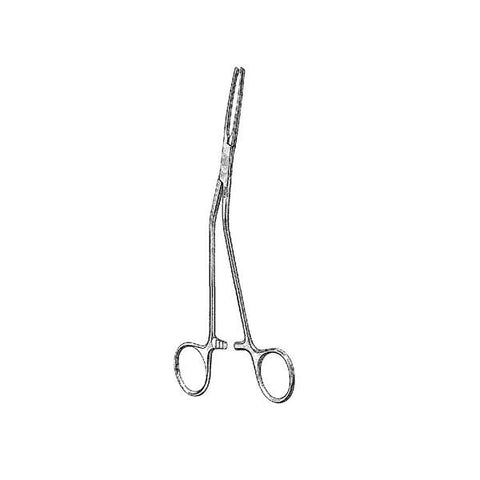 Miltex Forcep Grasping McGivney 7-1/2" Angled Shank Stainless Steel Each - Integra Miltex - 28-152