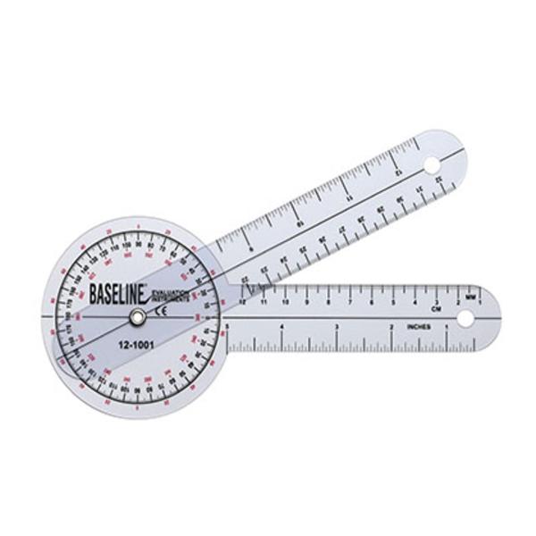 Fabrication Enterprises Goniometer ROM Baseline Joint 8" 360 Degree Range Each - 12-1001
