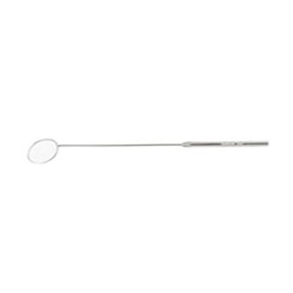 Miltex Laryngeal Mirror 28mm #7 Octagonal Threaded Stainless Steel Each - Integra Miltex - 23-18-7