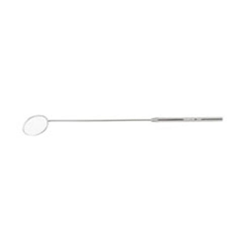 Miltex Laryngeal Mirror 28mm #7 Octagonal Threaded Stainless Steel Each - Integra Miltex - 23-18-7