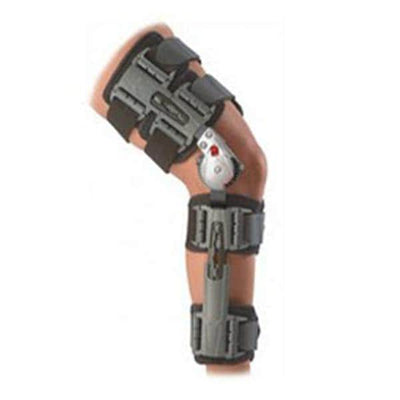 DJO, Inc Brace Post-Op X-Act ROM Adult Knee Aluminum/Foam Black Universal Each - 11-2151-9-0071