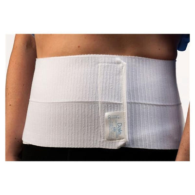 Dale Medical Products Inc Binder Compression Abdominal Elastic Four Panel White Size 12" Large Each - 811