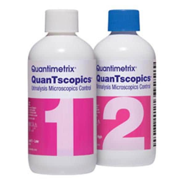 Quantimetrix Corp QuanTscopics Urinalysis Microscopics Level 1 Control 4x120mL 4/BX - 1481-41