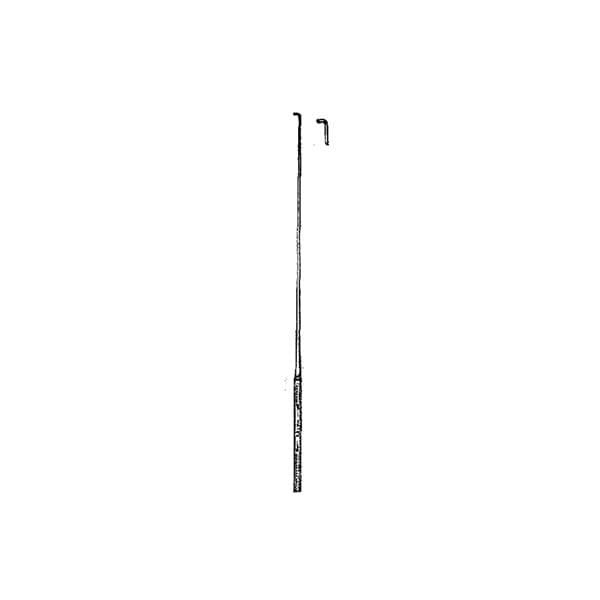 Miltex Hook Eachr Day 6-1/2" Small Blunt Single Prong Stainless Steel Each - Integra Miltex - 19-220