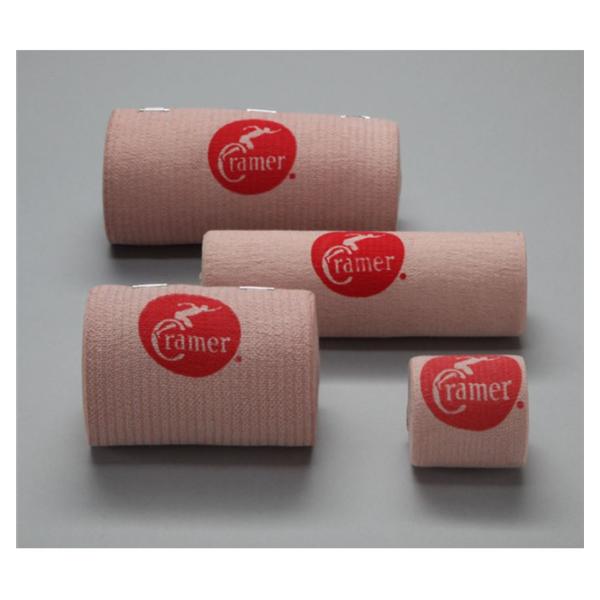 Cramer Products Bandage 6"x10yd Wrap Cotton/Heavy Gauge Rubber Clip Closure Tan 6/BX - 235812