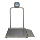 Health Scale Wheelchair 1000Lb 1-1/2" TFT-LCD Screen Digital 29-1/4x28-1/4" Eachch - O-Meter - 2500KL