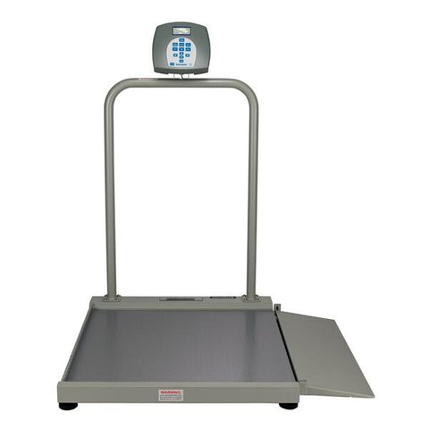 Health Scale Wheelchair 1000Lb 1-1/2" TFT-LCD Screen Digital 29-1/4x28-1/4" Eachch - O-Meter - 2500KL