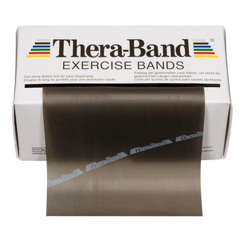 The Hygenic Corp. Band Exercise Thera-Band 6yd Black Special Heavy Each, 12 Each/CA - 20060